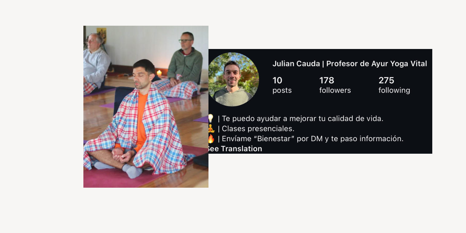 Instagram de Julián Cauda