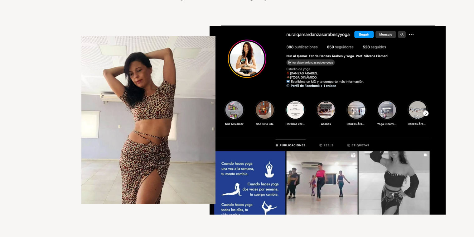 Instagram de Silvana Fiameni, Nur Al Qamar